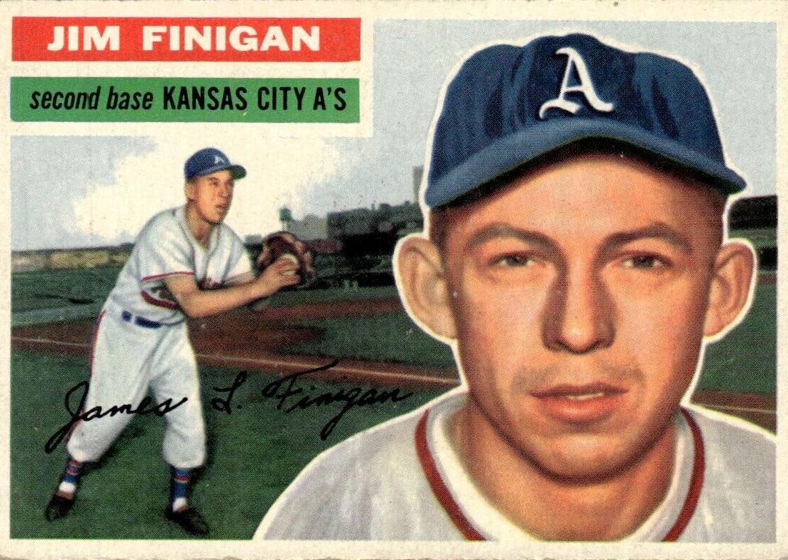 1956 Topps Jim Finigan #22 card