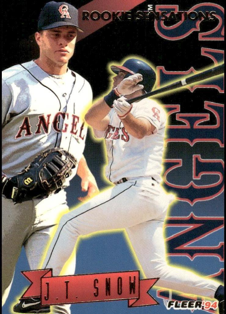 1994 Fleer J.T. Snow #19 card