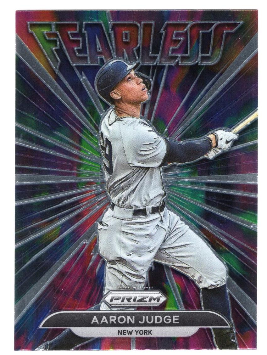 2022 Panini Prizm FRLSS-BRGNDY.CRCKD.ICE PR. #FL6 Aaron Judge front