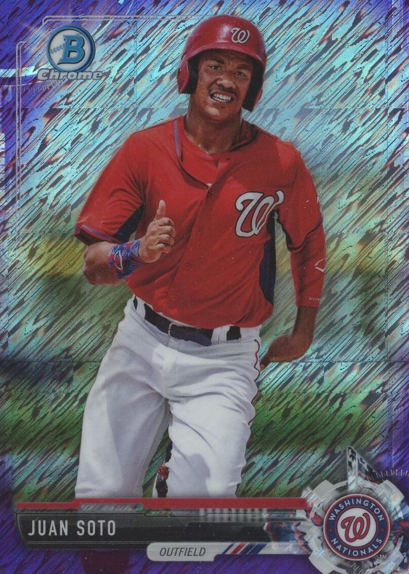 2017 Juan Soto [Purple Shimmer] #BCP-180