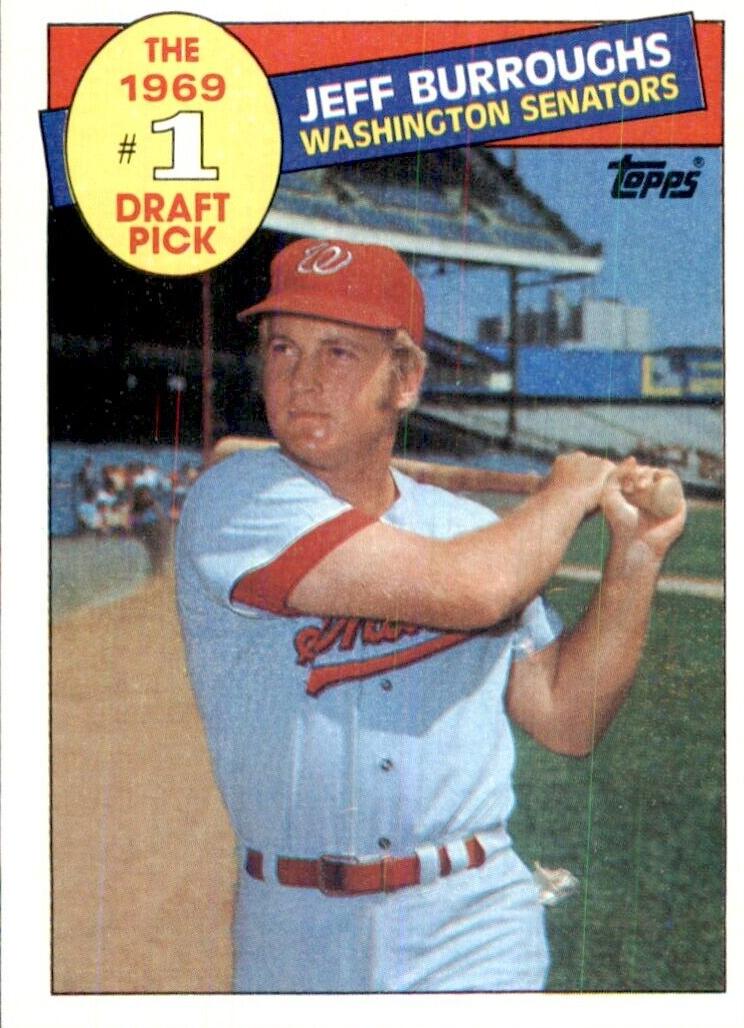 1985 Topps Jeff Burroughs #272 card
