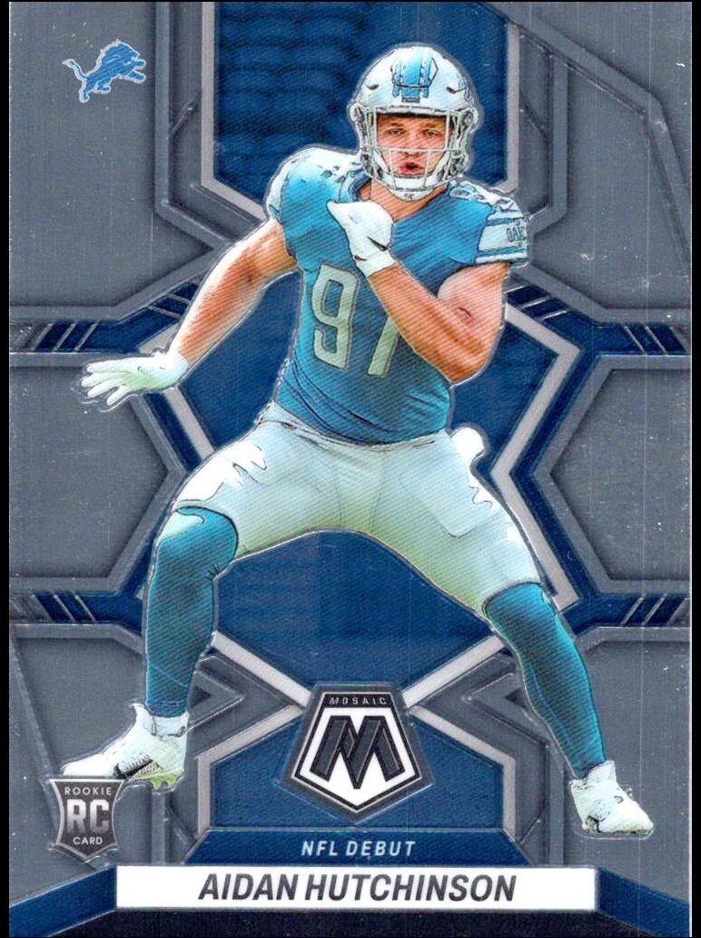 2022 Panini Mosaic Aidan Hutchinson [Camo Pink] #287 card