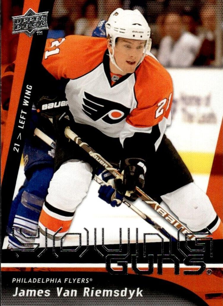 2009 Upper Deck James Van Riemsdyk #207 card