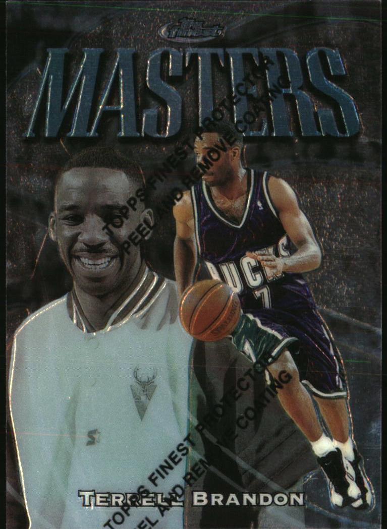1997 Topps Finest Terrell Brandon #285 card