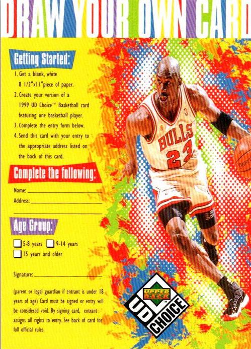 1998 Michael Jordan [Draw Your Own Card] #MJ