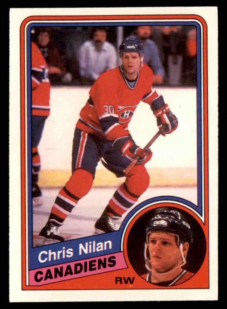 1984 O-Pee-Chee Chris Nilan #268 card