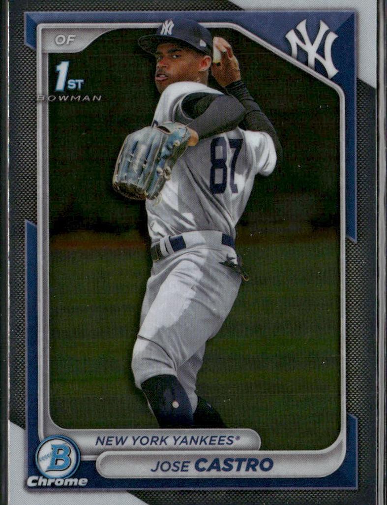 Jose Castro 2024 Bowman Chrome Prospects card
