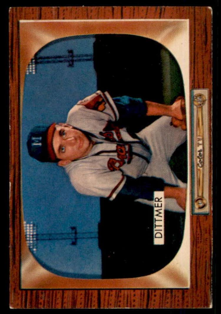 1955 Bowman Jack Dittmer #212 card