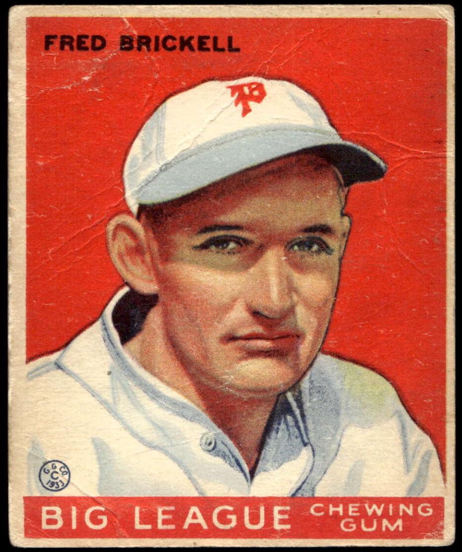 1933 Fred Brickell #38