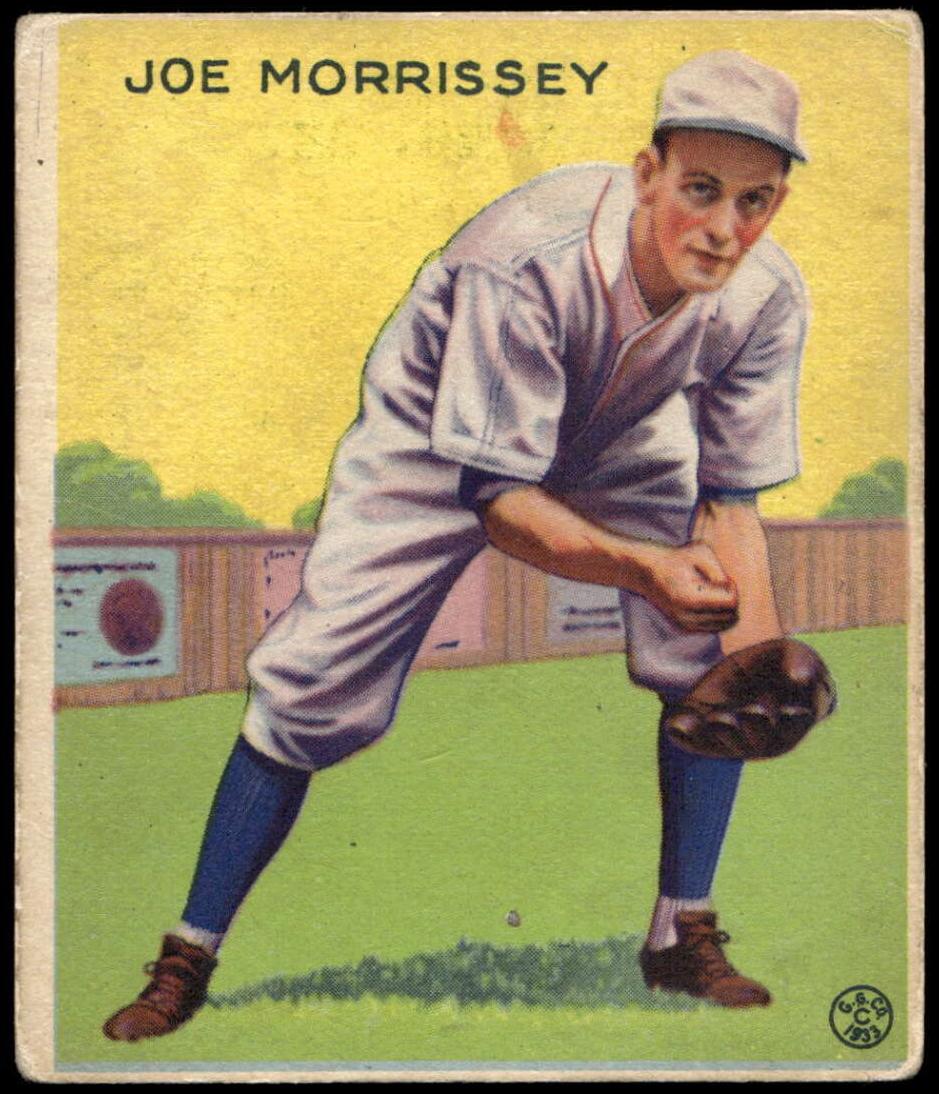 1933 R319 Goudey Joe Morrissey #97 card