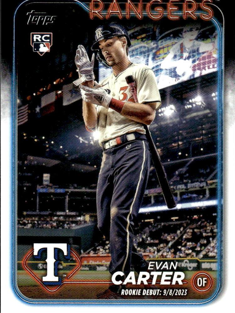 Evan Carter 2024 Topps Update Baseball card