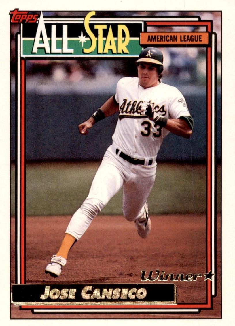 1992 Jose Canseco [Gold Winners] #401
