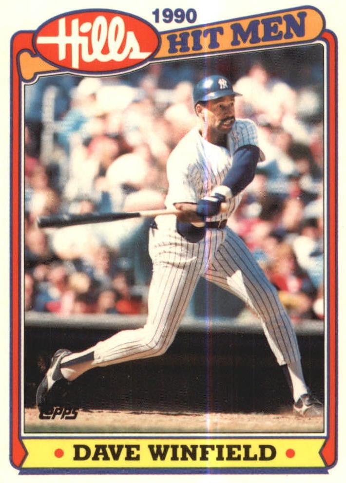 1990 Hills Hills Hit Men #17 Dave Winfield front