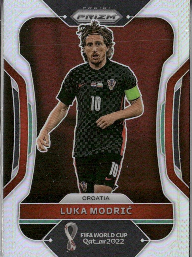 2022 Panini Prizm FIFA World Cup Qatar Luka Modric [Silver] #61 card