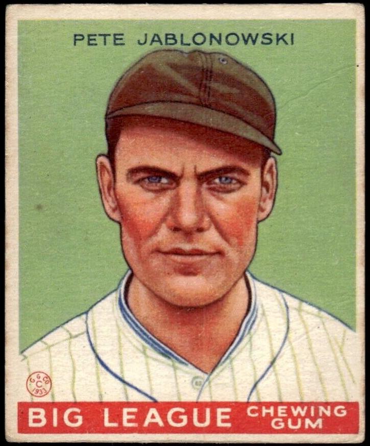 1933 Pete Jablonowski #83
