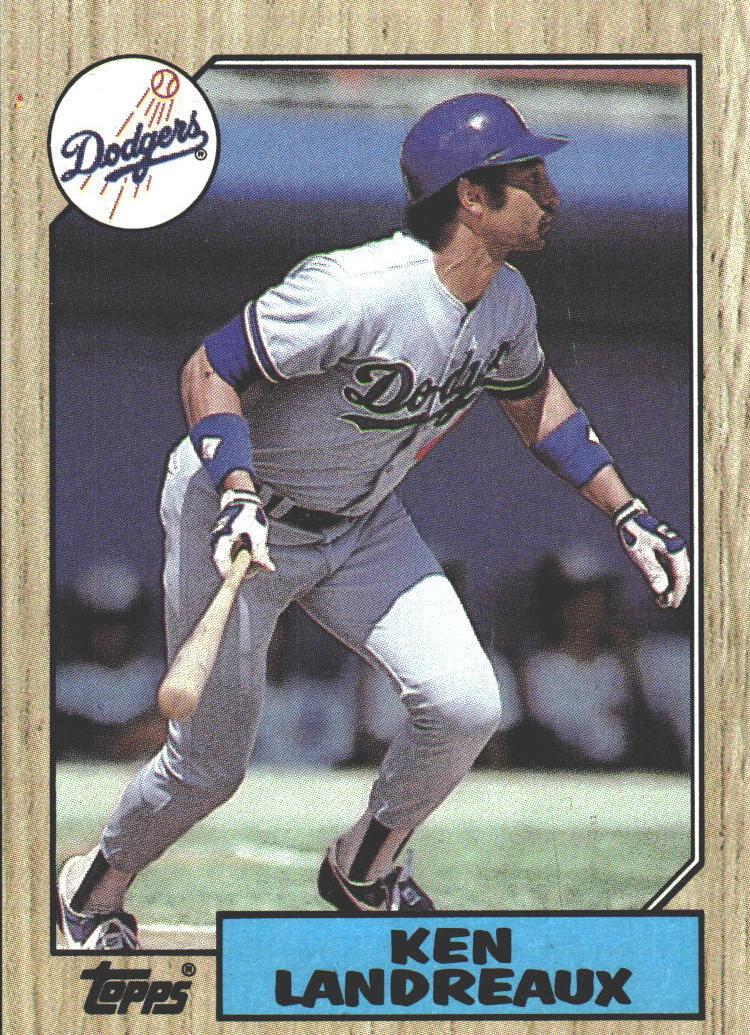 1987 Topps Ken Landreaux #699 card