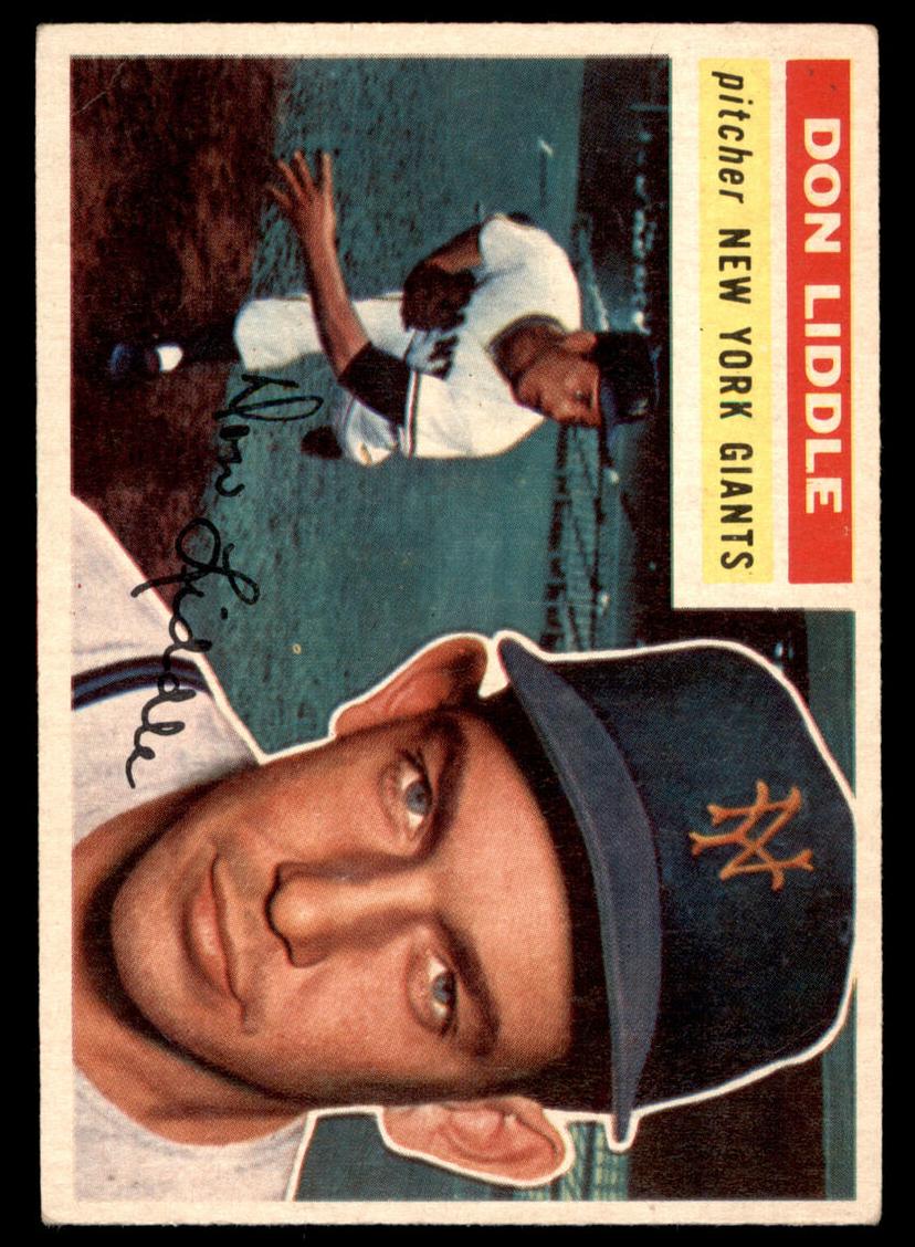 1956 Don Liddle #325