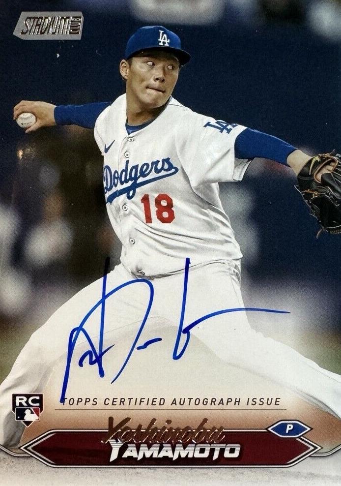 2024 Topps Stadium Club Autograph Yoshinobu Yamamoto #SCBA-YMA card