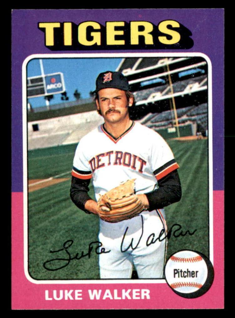 1975 Topps Luke Walker #474 card