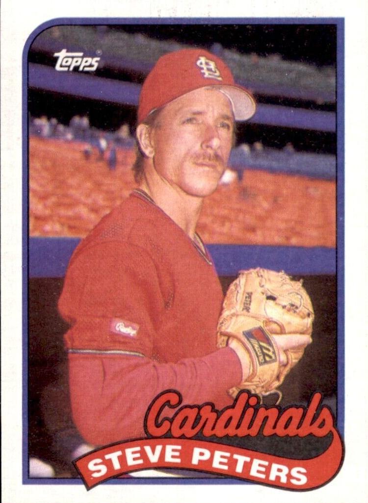 1989 Topps Steve Peters #482 card