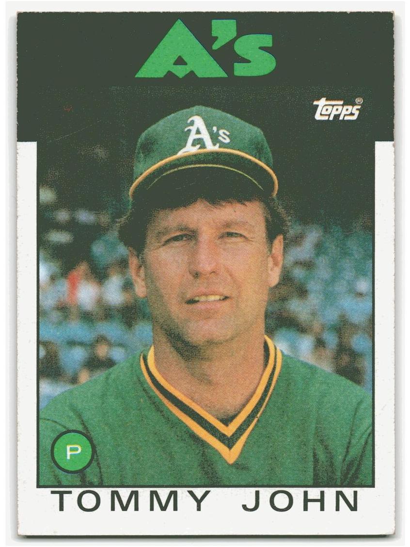 1986 Tommy John #240
