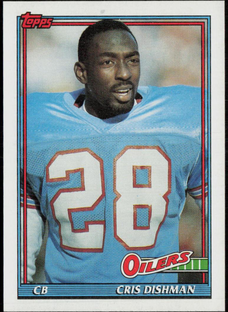 1991 Topps Cris Dishman #235 card