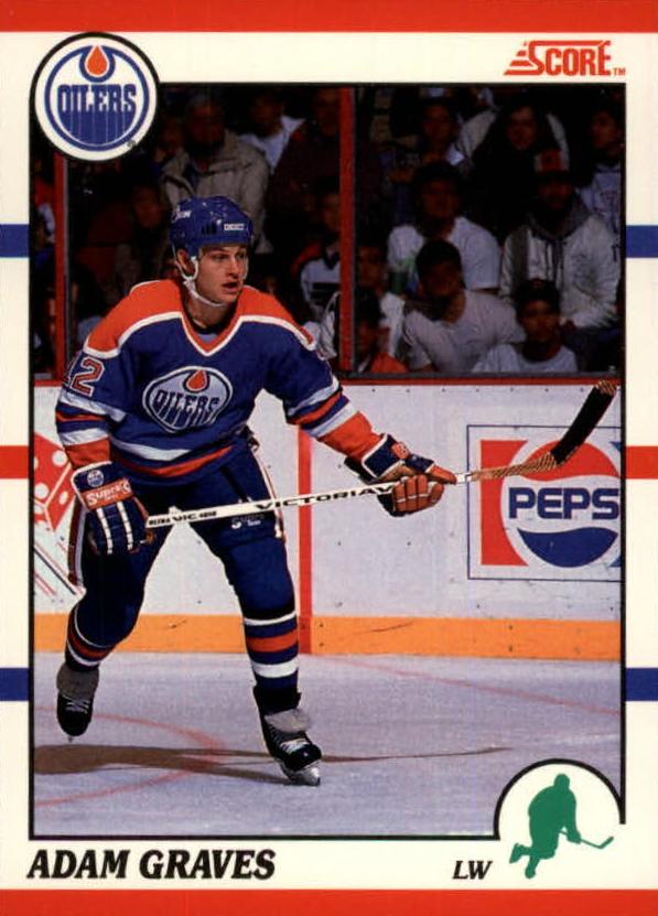 1990 Score Canadian Adam Graves #163 card
