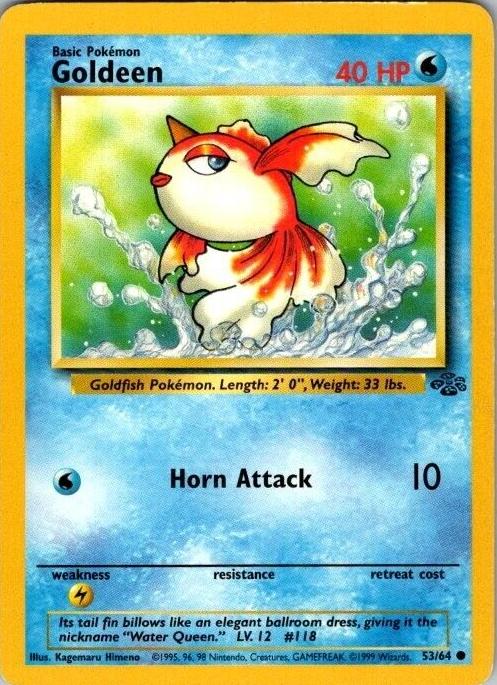 Goldeen 1999 Pokemon Jungle