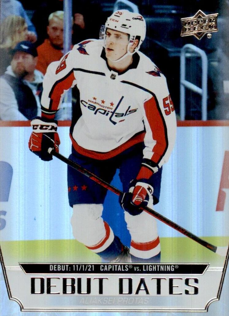 2022 Upper Deck Aliaksei Protas #DD-6 card