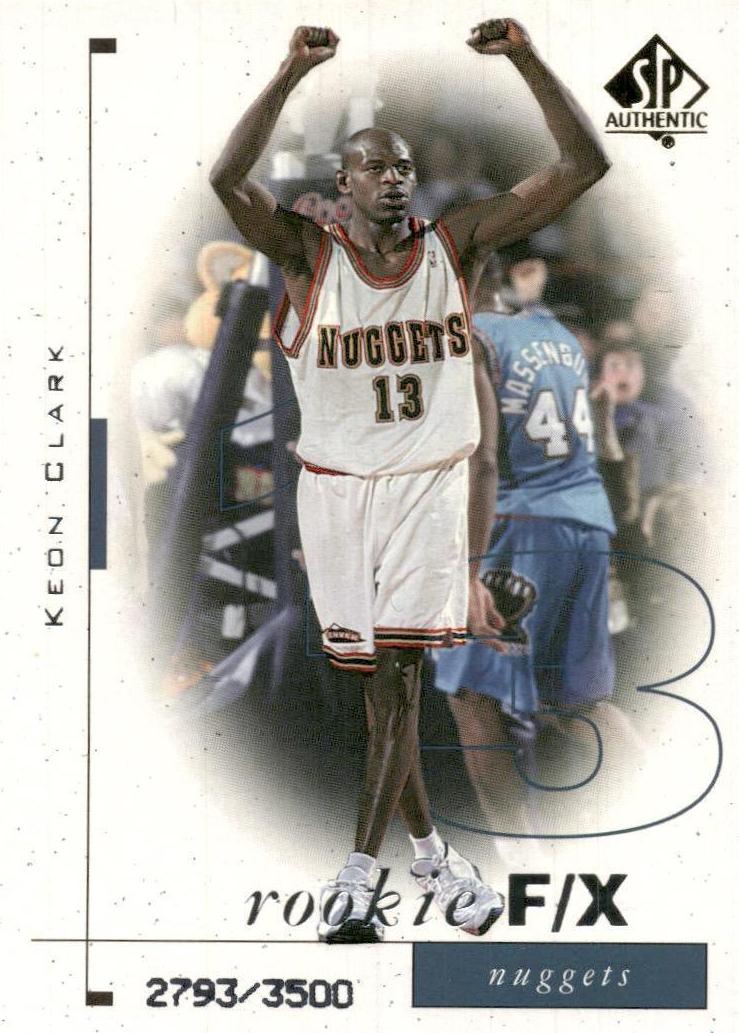 1998 SP Authentic Keon Clark #103 card
