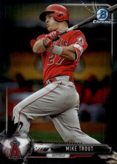 2017 Mike Trout [Red Refractor] #100