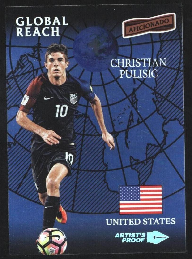 2016 Panini Aficionado Christian Pulisic #184 card