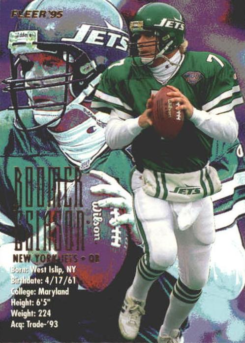 1995 Fleer Boomer Esiason #289 card