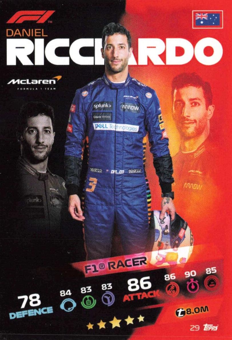 2021 Daniel Ricciardo #29
