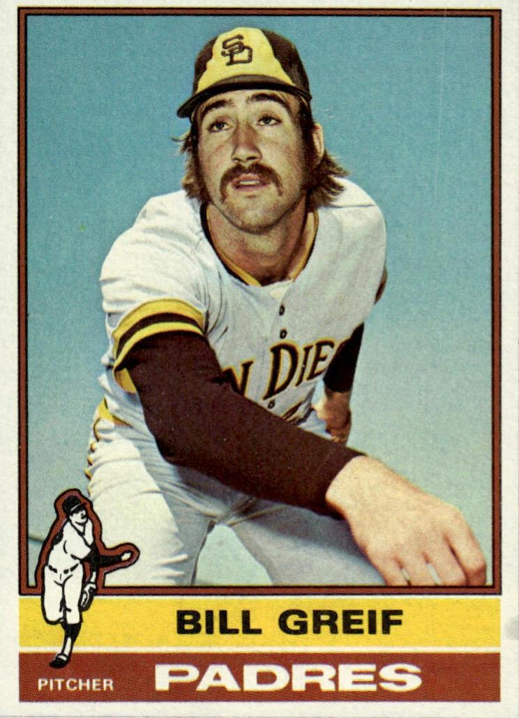1976 Topps Bill Greif #184 card