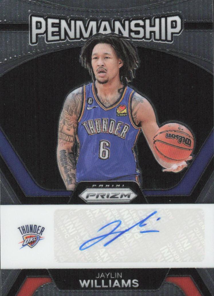 2023 Panini Prizm Jaylin Williams #PNM-JAY card