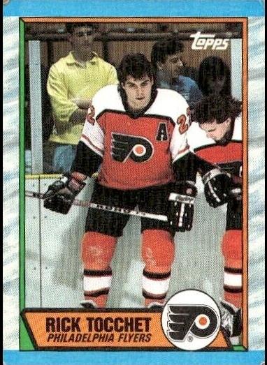 1989 Topps Rick Tocchet #80 card
