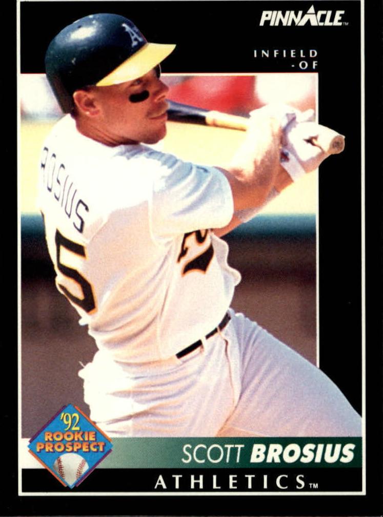 1992 Pinnacle Scott Brosius #274 card
