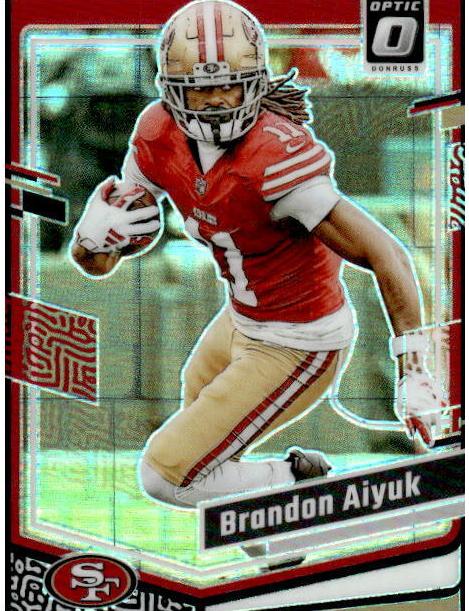 Brandon Aiyuk 2023 Donruss Optic Football card