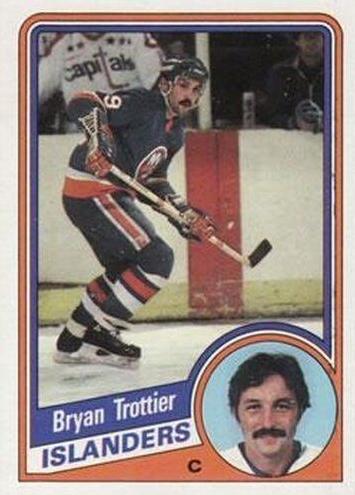 1984 Topps Bryan Trottier #104 card
