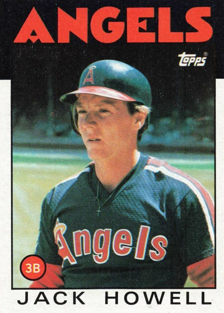 1986 Topps Jack Howell #127 card