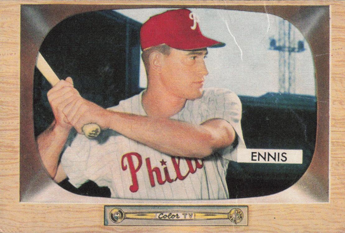 1955 Del Ennis #17