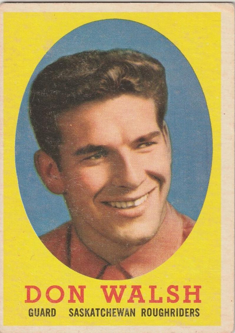 1958 Don Walsh #9