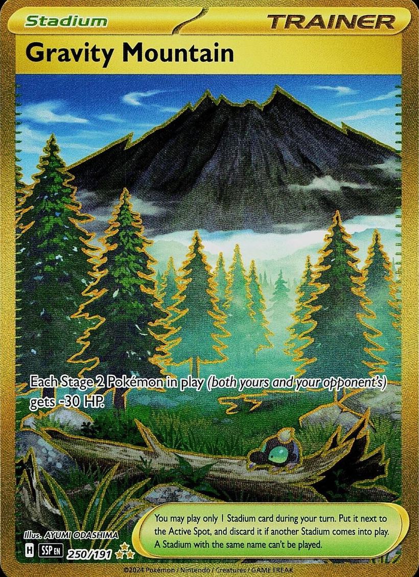 Gravity Mountain 2024 Pokemon Scarlet & Violet Surging Sparks