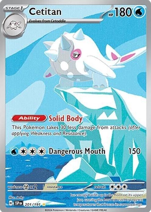 Cetitan 2024 Pokemon Scarlet & Violet Surging Sparks
