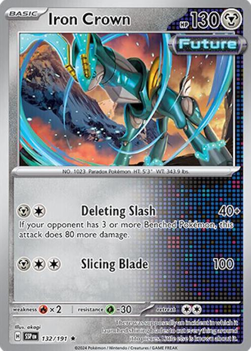 Iron Crown 2024 Pokemon Scarlet & Violet Surging Sparks
