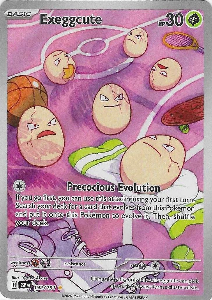 Exeggcute 2024 Pokemon Scarlet & Violet Surging Sparks