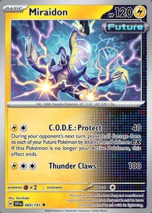 Miraidon 2024 Pokemon Scarlet & Violet Surging Sparks