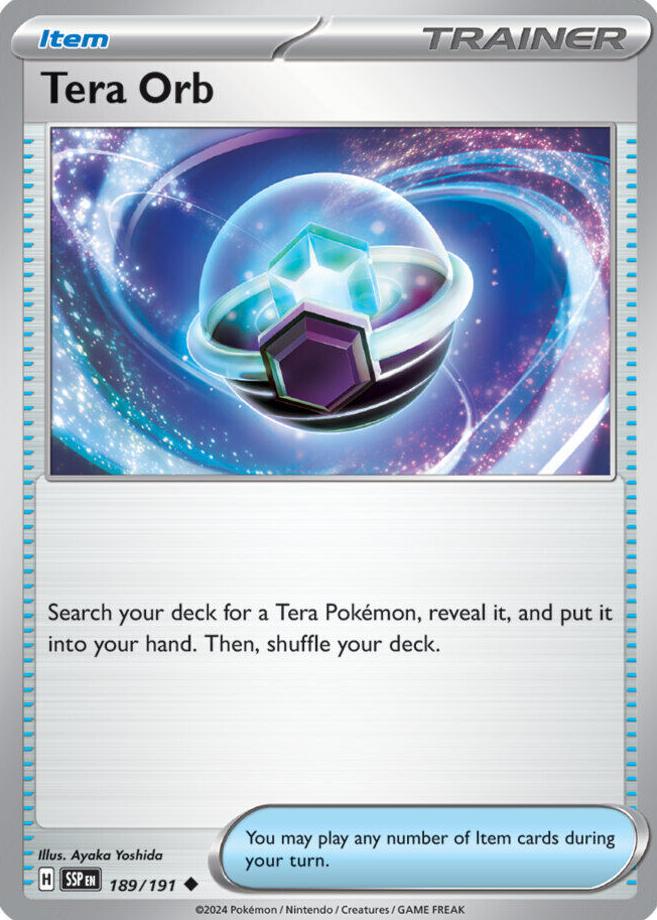Tera Orb 2024 Pokemon Scarlet & Violet Surging Sparks