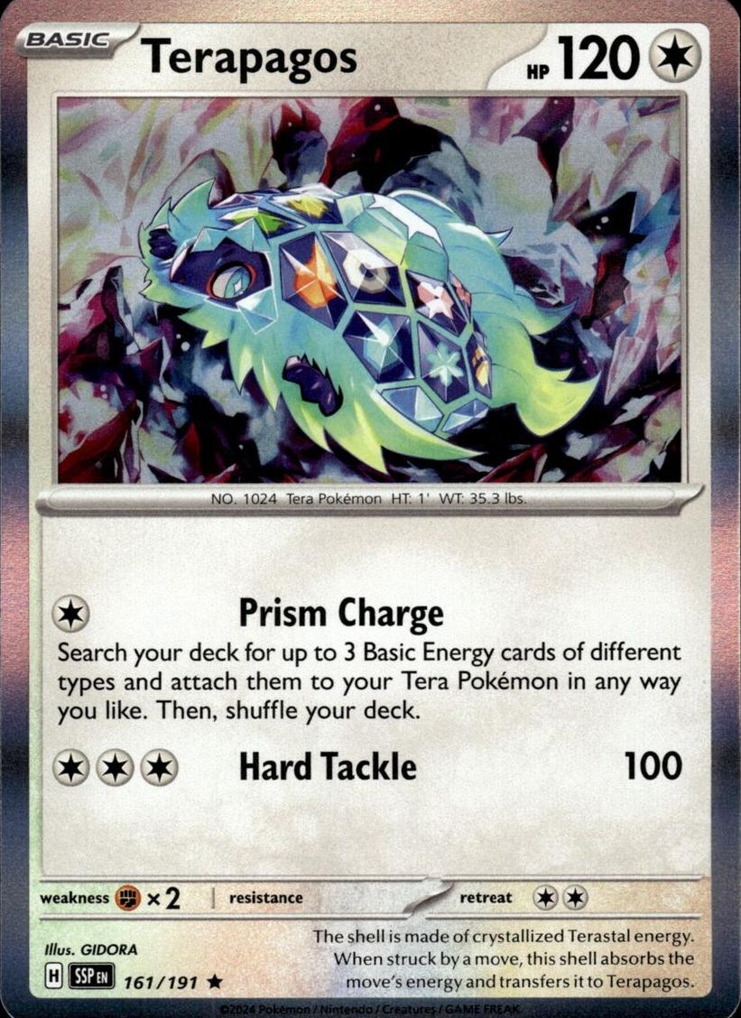 Terapagos 2024 Pokemon Scarlet & Violet Surging Sparks